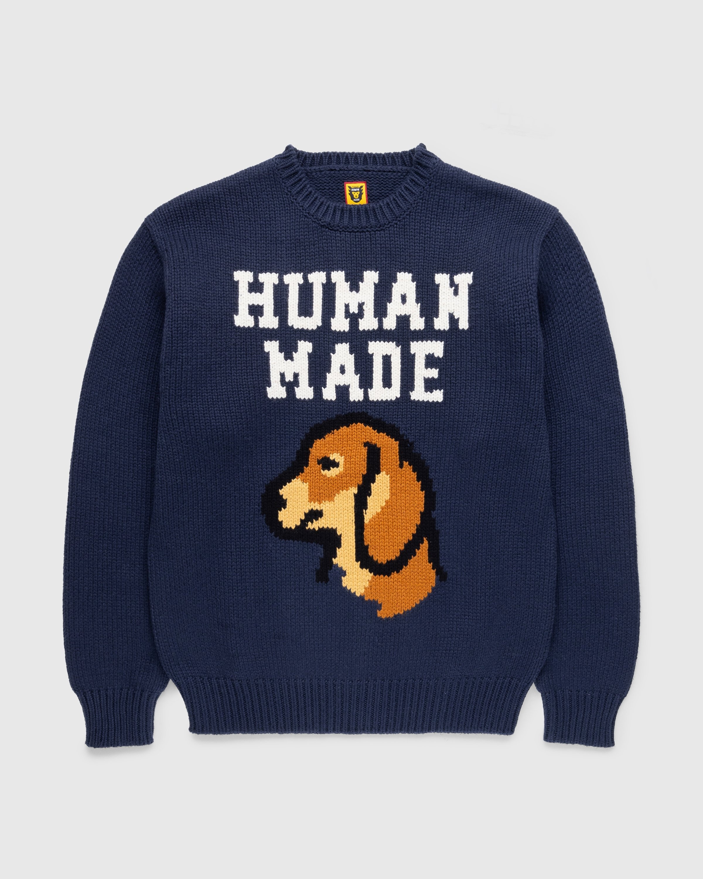 Human Made – Dachs Knit Sweater Navy | Highsnobiety Shop